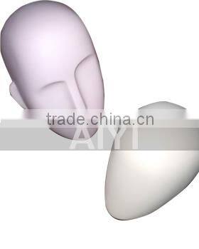 lifelike beautiful female mannequin head