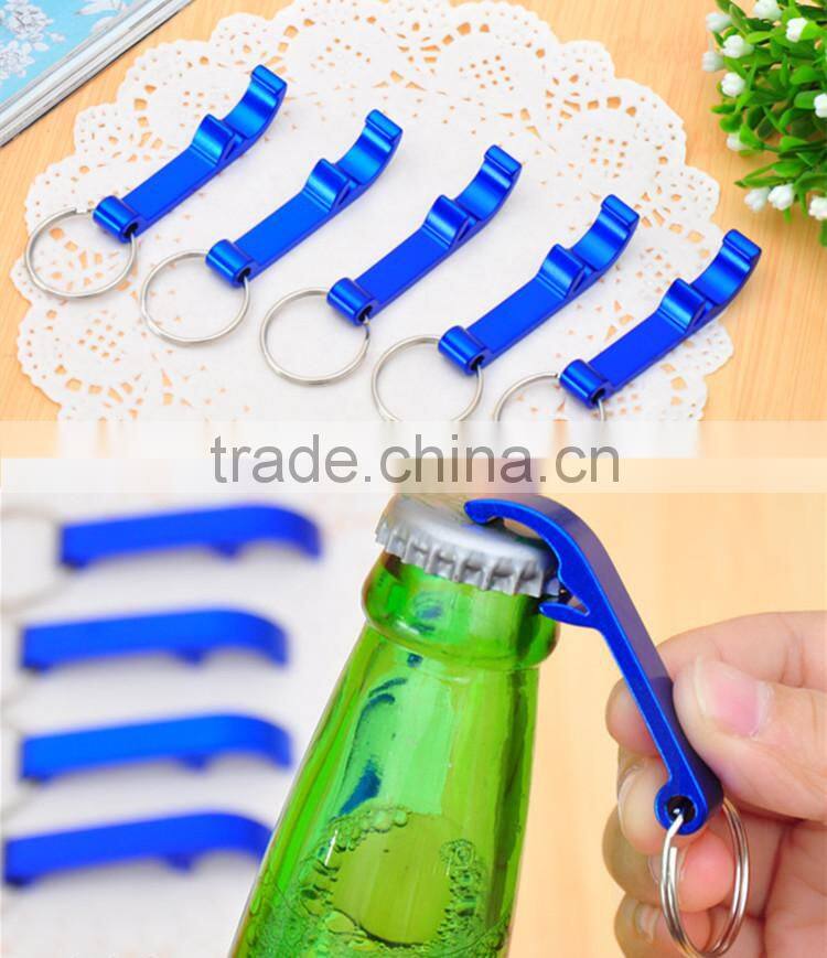 Promotional Customized Aluminum Beer Bottle Opener Keychain