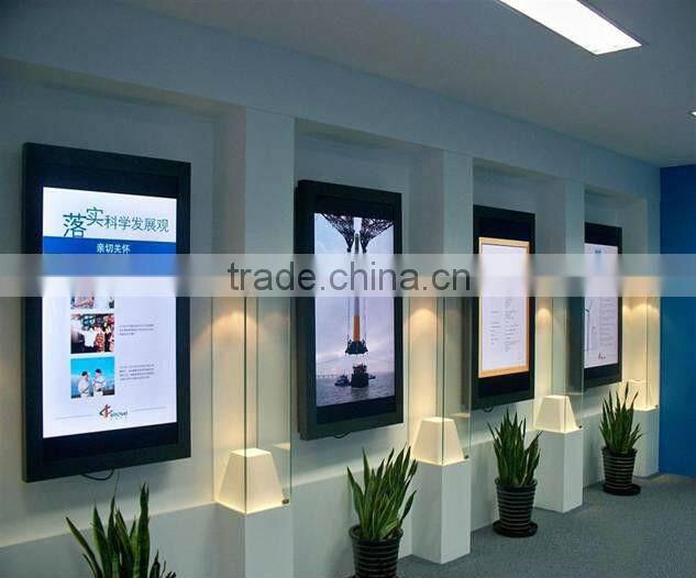 22inch wall mounted advertising player, lcd advertising display/advertising display with free software