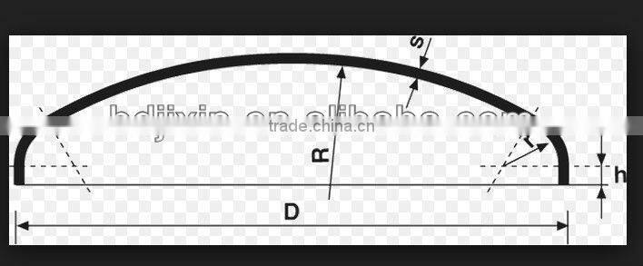Steel Torispherical Head Dish End for Pressure Vessel Equipment