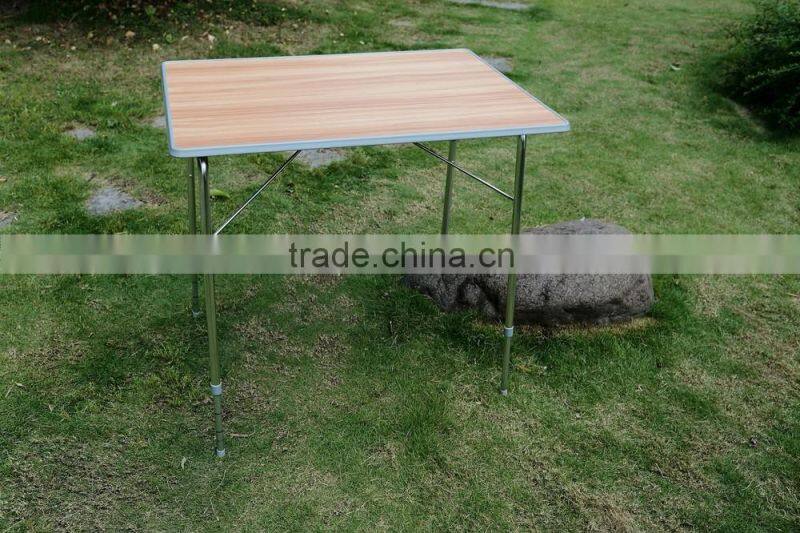 Aluminum folding table camping table outdoor table with injection border
