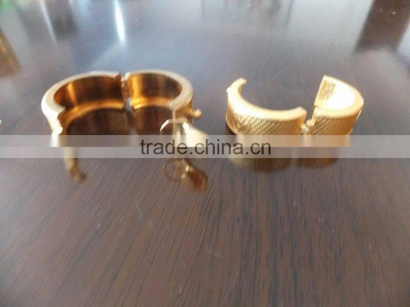 High-quality golden plating metal wine collar tag for XO,cognac,VSOP,Vodka