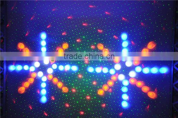 150mW Multi Effects Twinkling Laser Light+LED 8W