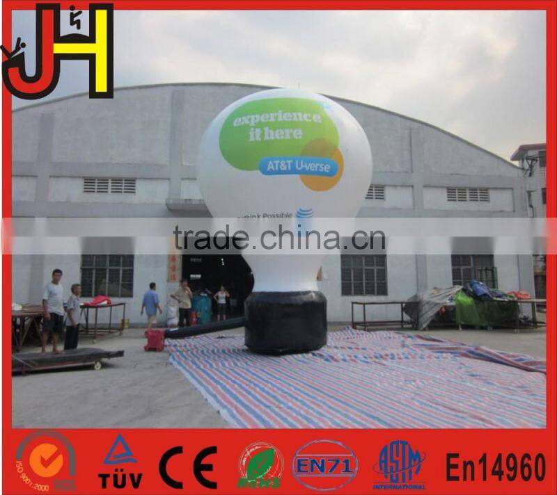 Alibaba self inflating balloons, customized size inflatable ground balloon
