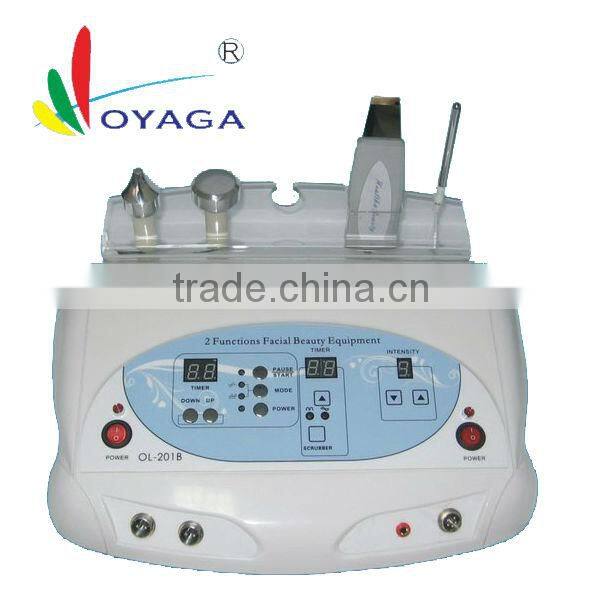 OL-201B Portable ultrasonic skin scrubber beauty machine