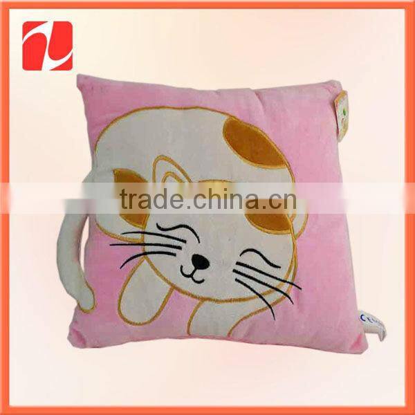 2016 Factory direct sale china plush pillow lovely cat pillow