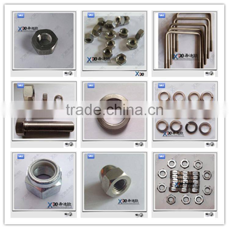 Hastelloy C276 high quality stainless steel hot sales non-standard hexagon insert lock nut