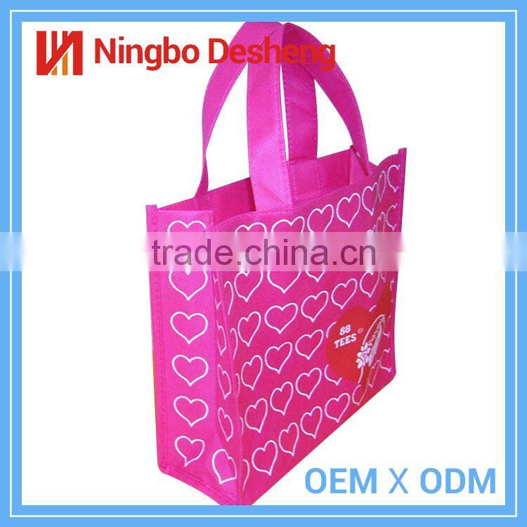 Supermarket wholesale fold Up reusable non woven shopping bags