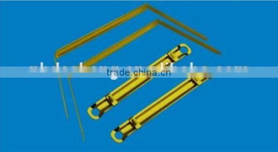 Golden metal paper file fasteners