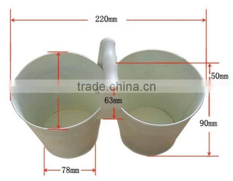 2015 new good steel decorative flower pots for sale