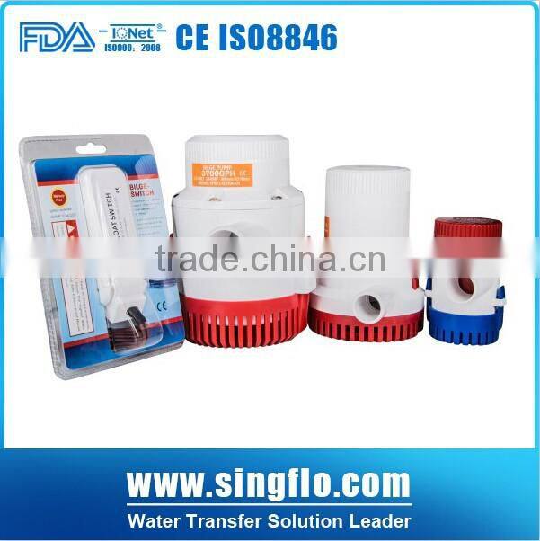 Singflo low pressure 12v 24v dc submersible water pump