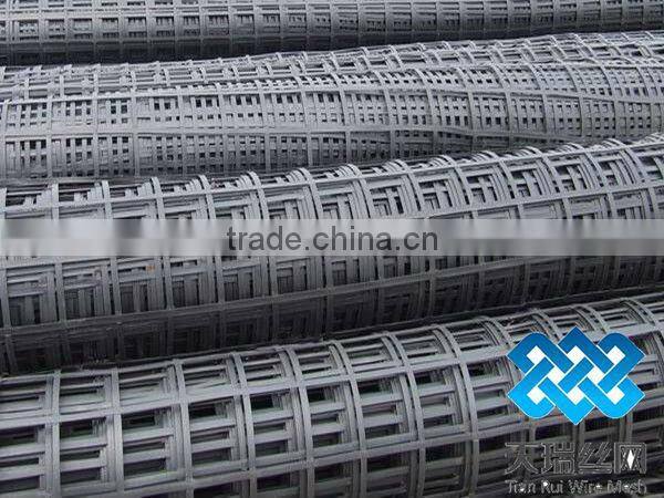 high tensile Polyester geogrid coated with bitumen (PET geogrid)