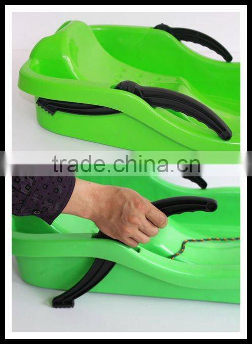 New Snow sledge with rope and brake