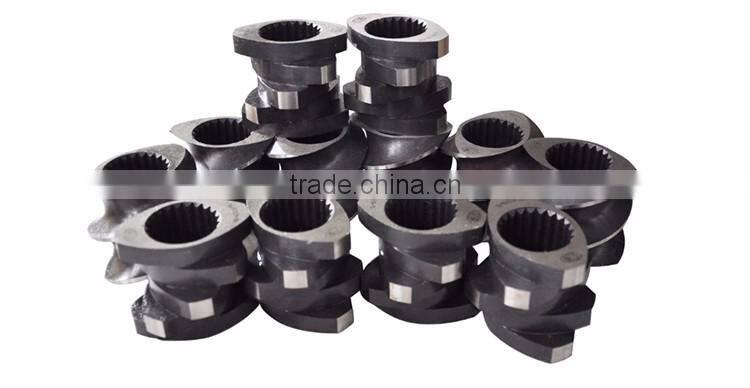 Screw and Barrels Xalloy bi-metallic or nitrided for extrusion machine