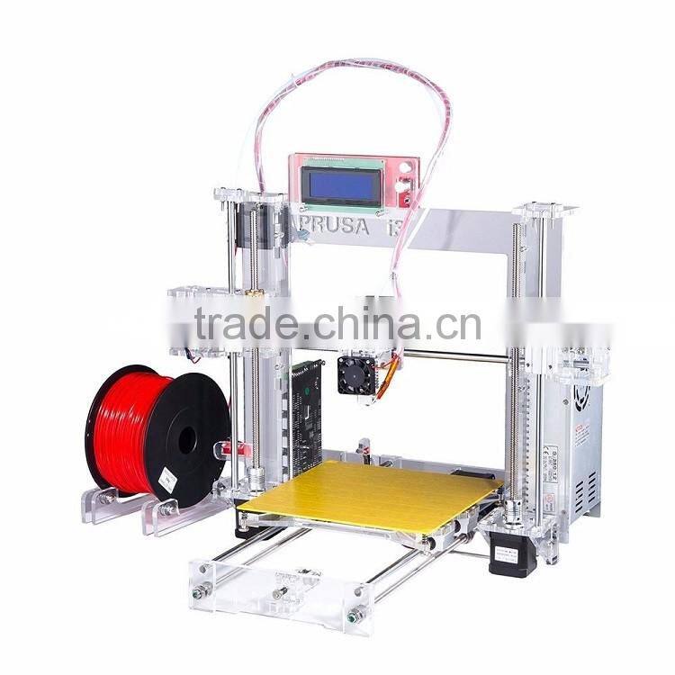 200 x 200 x 180mm Reprap DIY Semi Assembled 3D Printer Prusa I3 DIY 3d Printer Kit Factory Pric