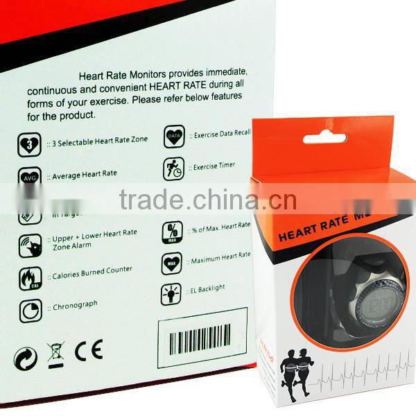 Water Resistant 30M Wireless Heart Rate Monitor Fitness Watch Chest Strap Sensor Belt Sport 30~240bpm Calorie Counter Count