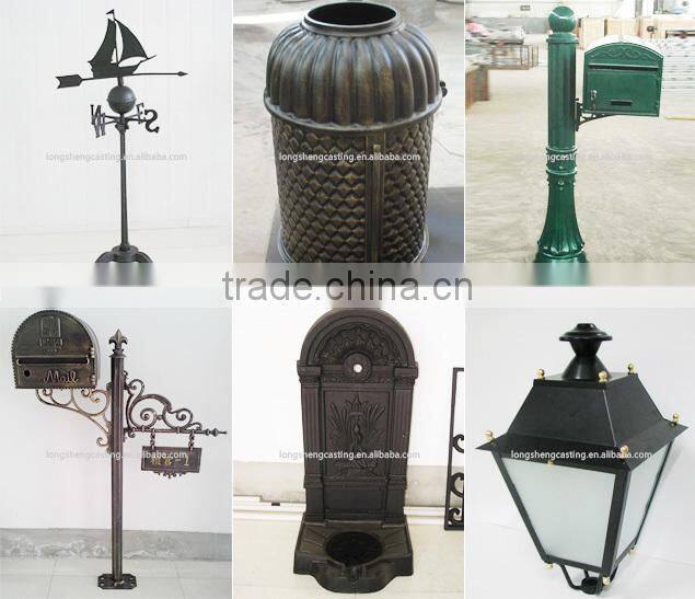 high quality ornamental outdoor aluminum casting crafts