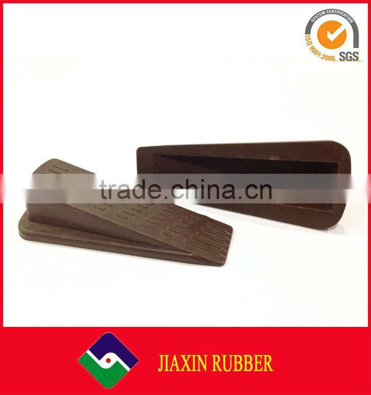 2015 China Manufacturer Black Wedge Decotative Rubber Sliding Door Stopper