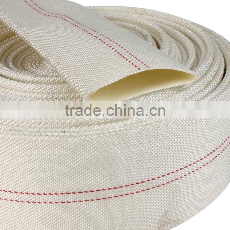 All diameter used fire hose price with polyester jacket and pvc lining