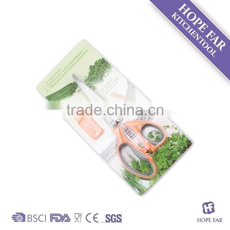 0200028-A Hot sale 5 blade kitchen herb cutting scissors