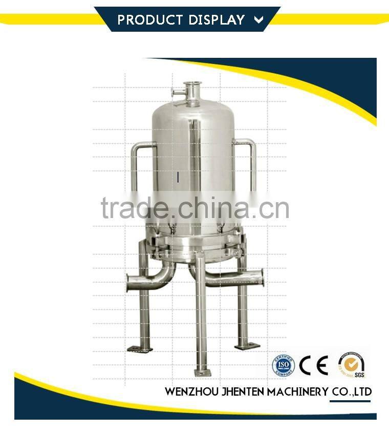 Chemical industry ss304 multi-fiber liquid filter