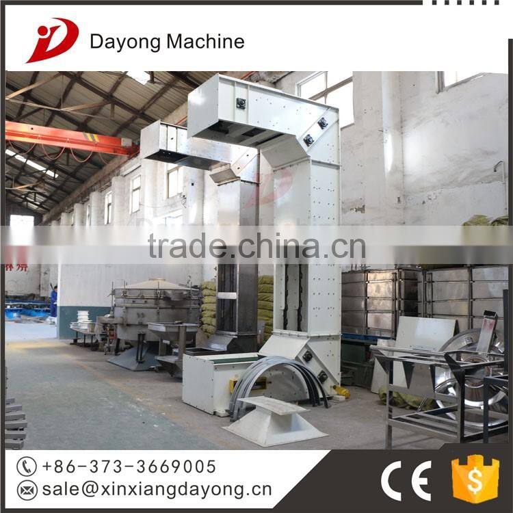 ABS hopper Z shape bucket elevator for food