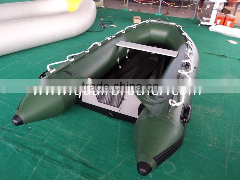 3.3m aluminum floor inflatable boat for fishing