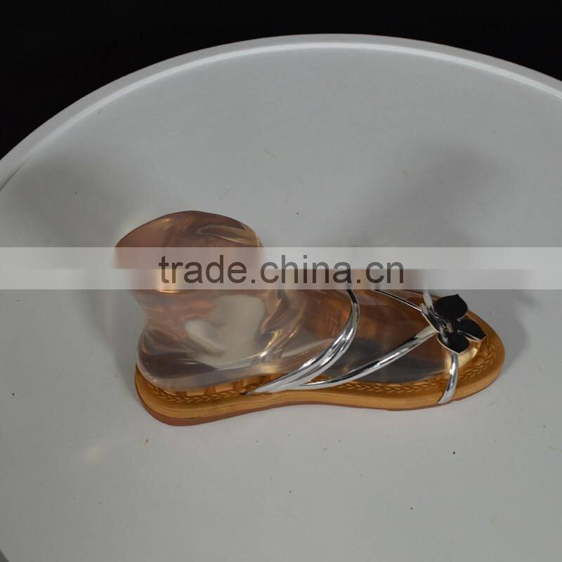 hot sale transparent fiberglass foot mannequin for display