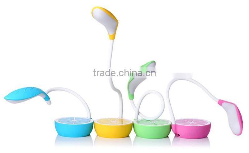 CT-746 New Lemon Lamp LED eye protection desk lamp Foldable study lamp USB Rechargeable Lamps