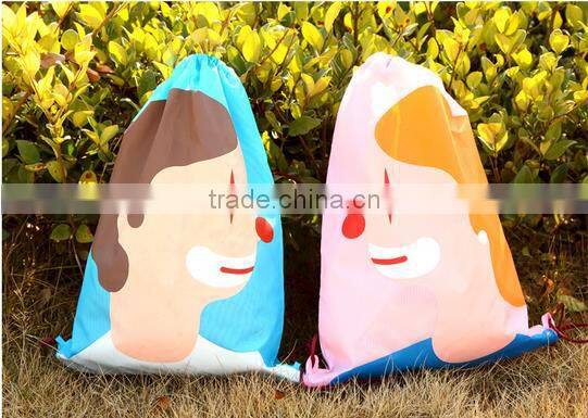 Q1123 Lovely smiling DIY plastic storage bag