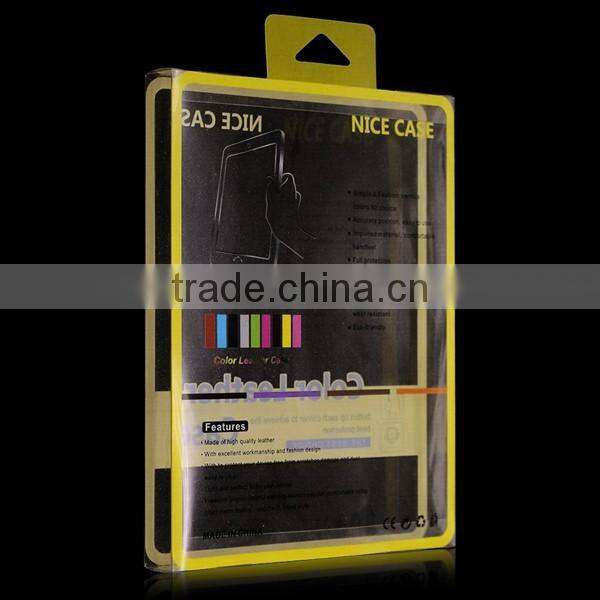 Universal PVC Transparent Packaging Box For iPad Back Cover