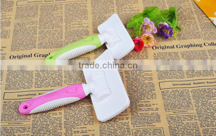 Pet Dag Cat Resin Grooming Trimmer Shedding Tool Hair Fur Cleaning Slicker Brush Comb