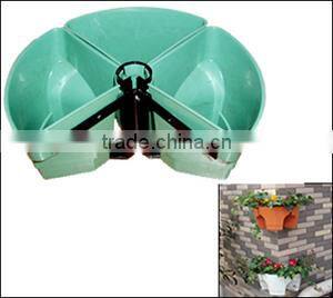 stackable plastic flower pots plastic pottery corner planter vertical garden modules