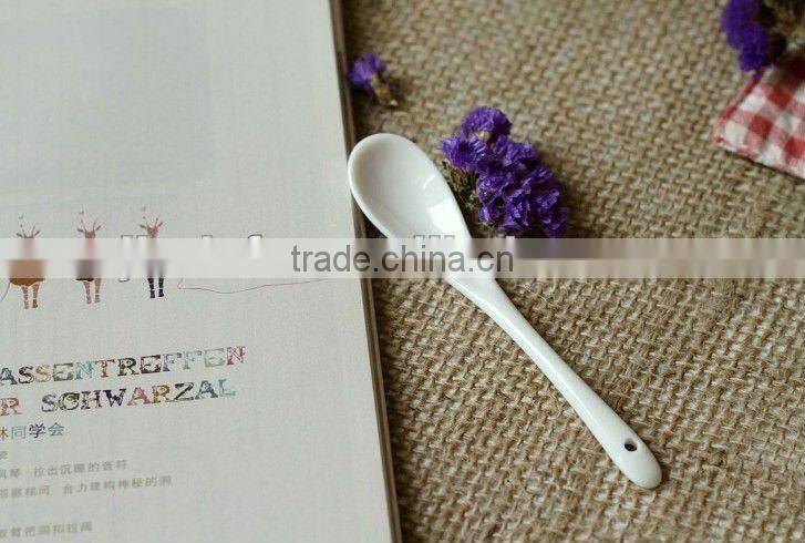 cute coffee spoon, christmas ceramic spoon, ceramic tea spoon