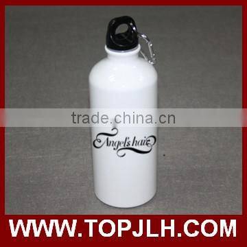 Blank white aluminium sports water bottle wholesale customized water bottle