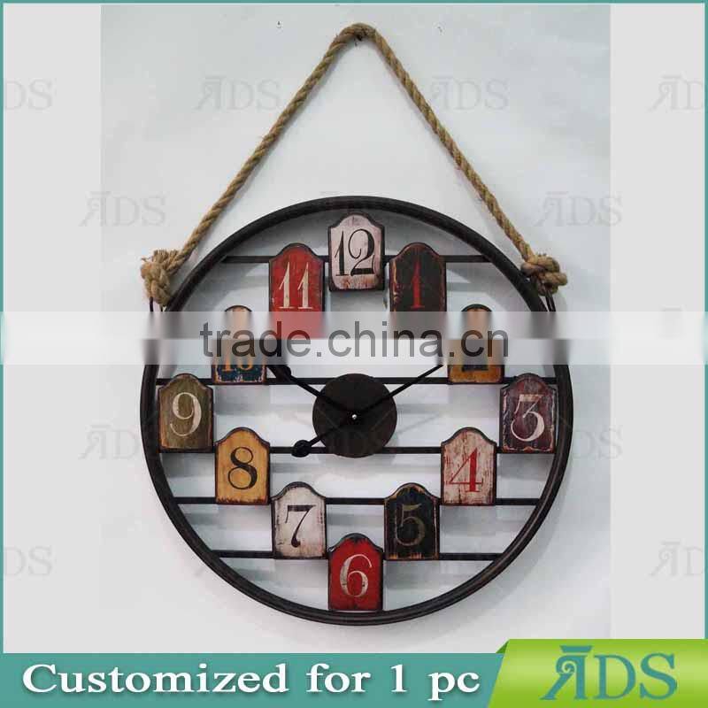 60CM D.Round vintage wall clock