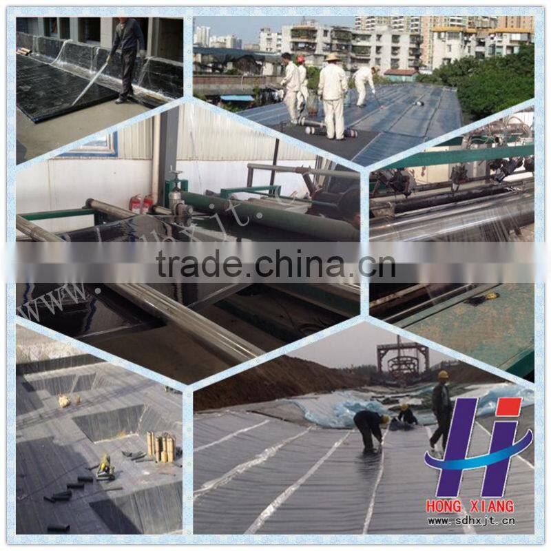 Waterproof rolling material in concrete roof