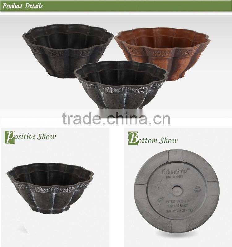 nursery pots/ Earth-color Ceramic Aline