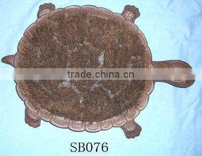 NEWLY cast iron shoe brush metal foot scraper with brush