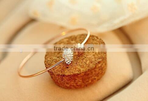 Heart bracelet stainless steel bracelet bangle bracelet