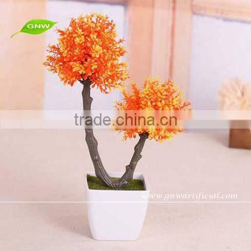 GNW GP012 Artificial small potted plants Plastic Ornamental Grass for Garden Decking
