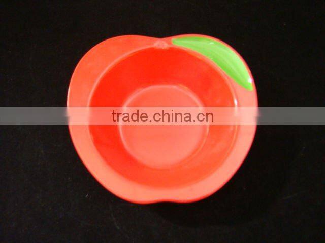 Flower shaped melamine salad bowl
