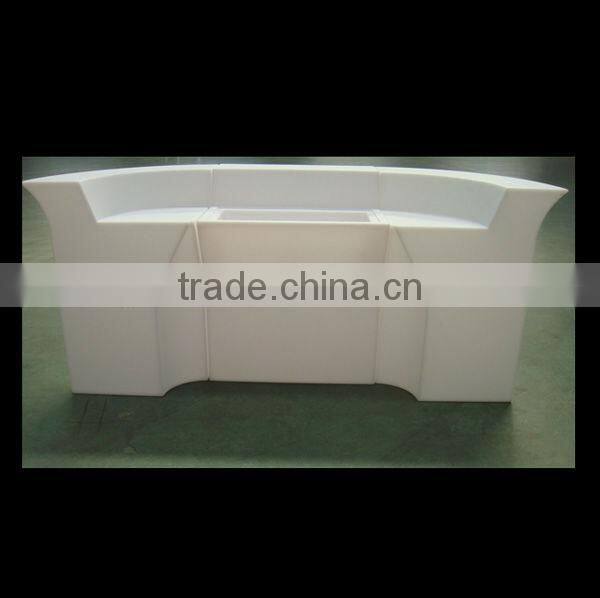 LED bar reception desk