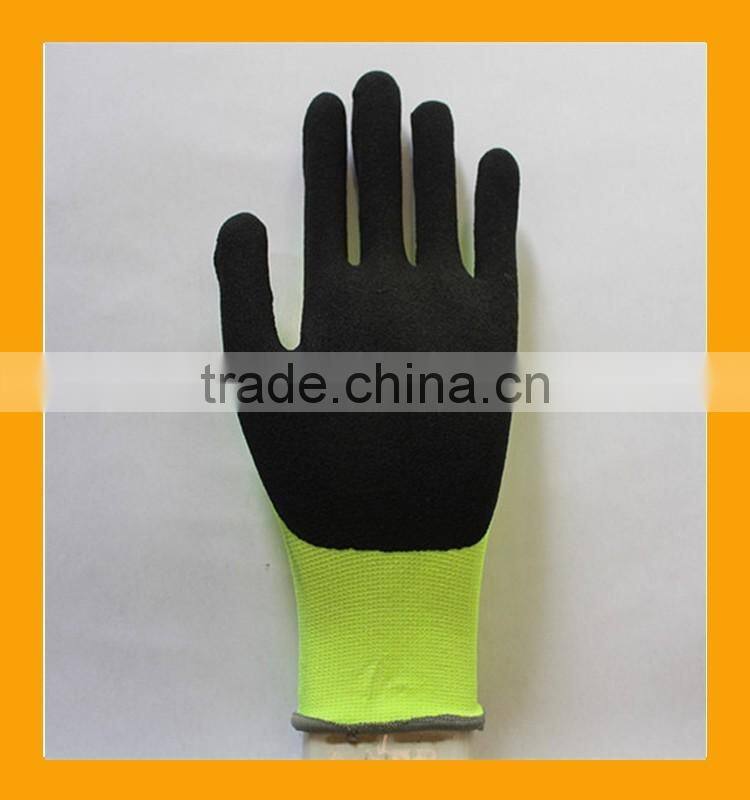 Cheap Sandy Nitrile Palm Oil-resistant Working Gloves