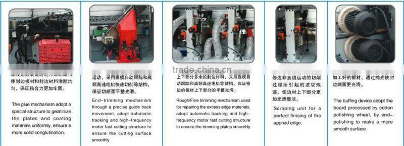 The Full-automatic Edge Banding Machine SH-360D with Feed speed 12-20m/min and Panel thickness 10-60mm