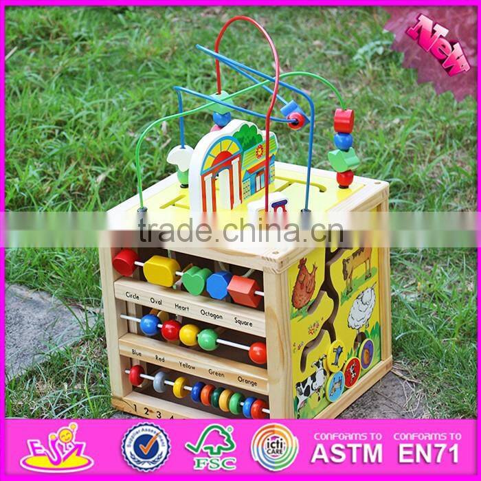 2016 Best design educational wooden toddler toys W11B127