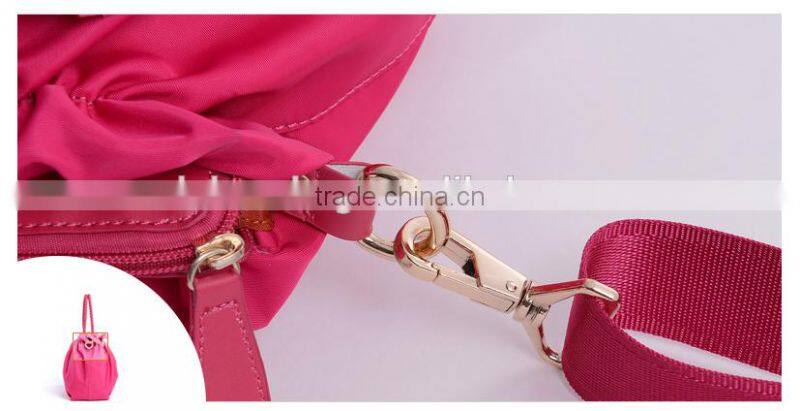 Fashion newest nylon pleated handbag for women