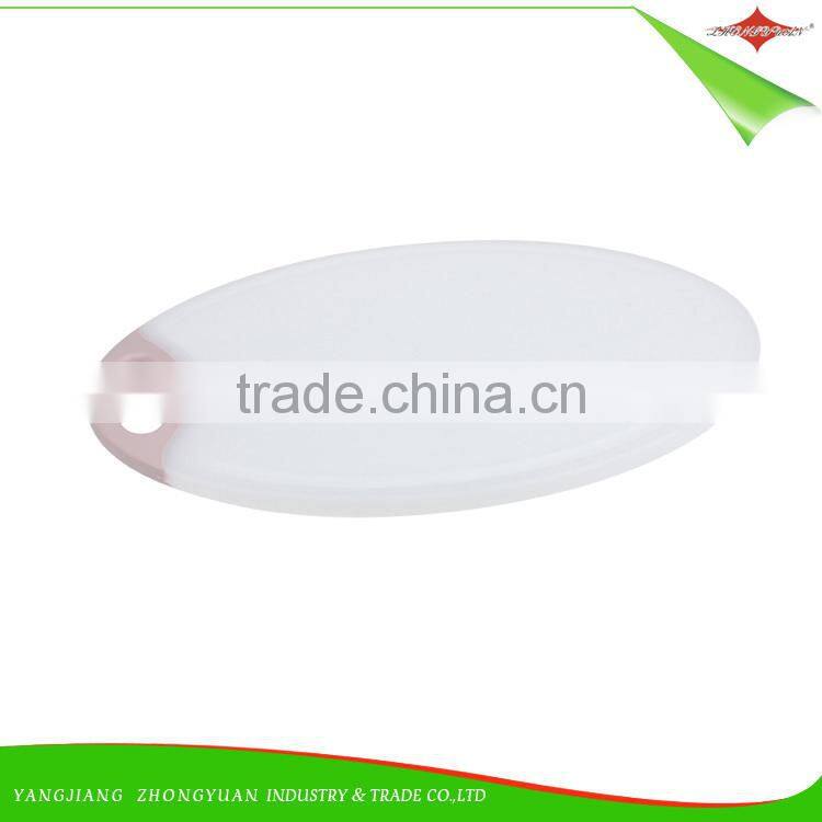 ZY-R1002 high-quality plastic cutting board chopping block with TPR hanging hole