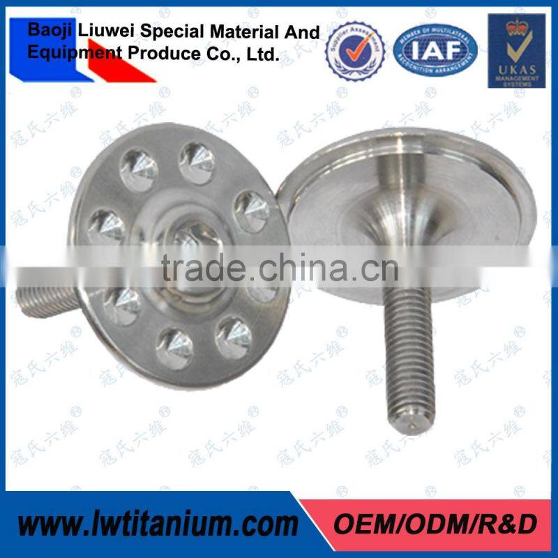 Polished Gr5 M6*3 Titanio Screw for Racing Car by LIUWEI