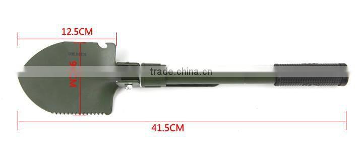 Multi-fonction Folding Military Shovel With Compass